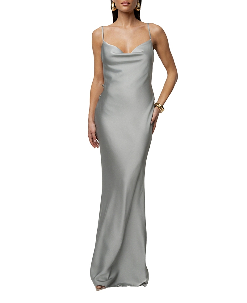 Jluxlabel Down The Aisle Satin Gown