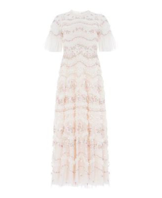 Marina Ruffle Ankle Gown