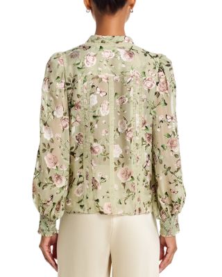 Arlette Lace Trim Blouse