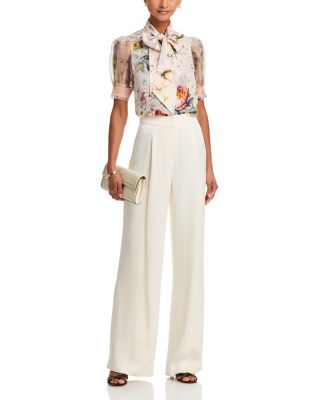 Brentley Tie Neck Blouse