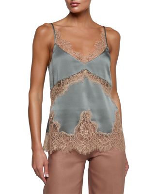 Mitsu Lace Trim Camisole Top