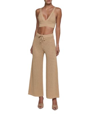 Orla V Neck Cardigan & Gaelle Pointelle Knit Pants