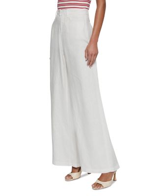 Amara High Rise Wide Leg Linen Pants