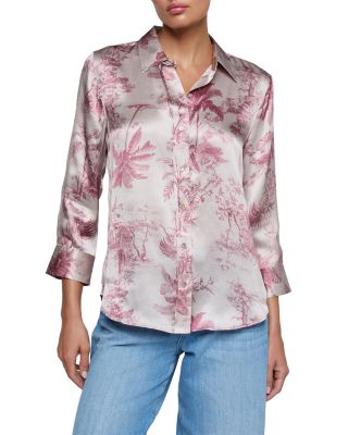 Dani Silk Three Quarter Sleeve Blouse