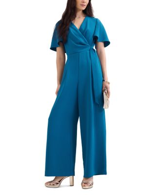 Julissa Blue Wide Leg Jumpsuit