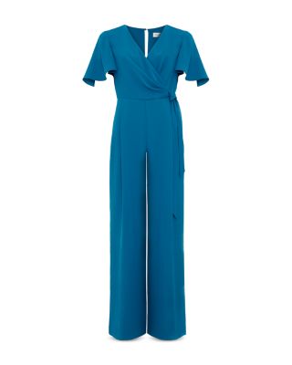 Petite Julissa Blue Wide Leg Jumpsuit