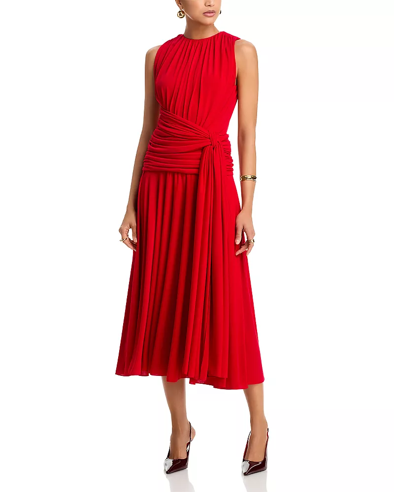 Brandon Maxwell Isadora Draped Dress