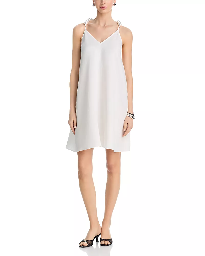 L'Agence Amora Pearl Strap Dress