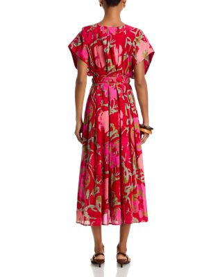 Leilani Floral Pleated Dress