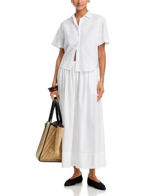 Alana Short Sleeve Button Up Top