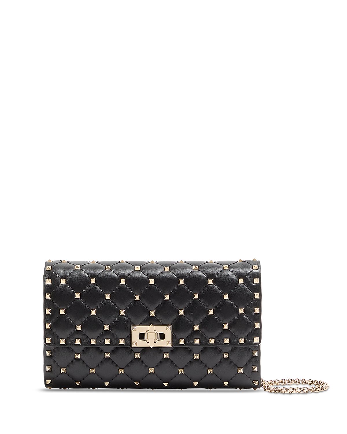 Valentino Garavani Rockstud Spike Embellished Leather Shoulder Bag