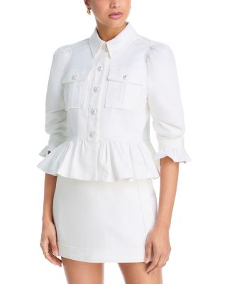 White Denim Delanie Jacket
