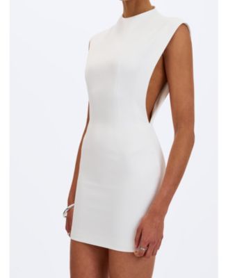 Raegan Jacquard Ruched Mini Dress