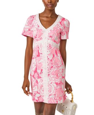 Evita Short Sleeve Shift Dress