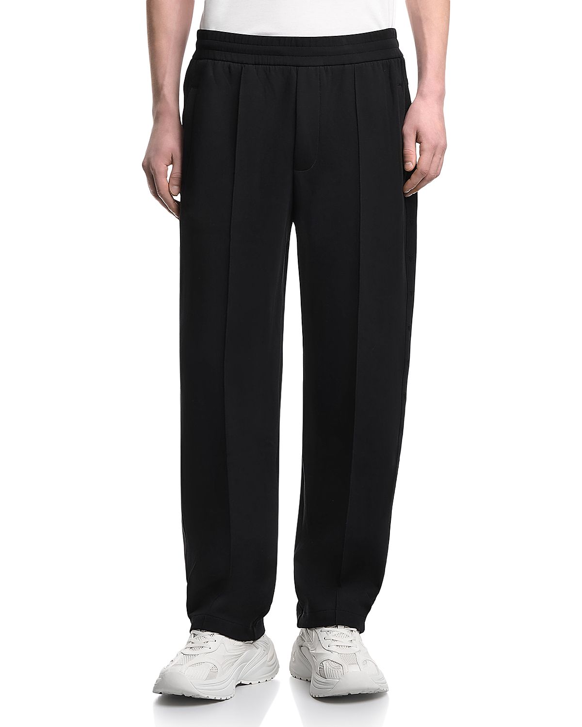 Emporio Armani Regular Fit Double Jersey Trousers