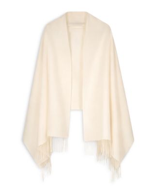 Oversize Cashmere Fringed Wrap