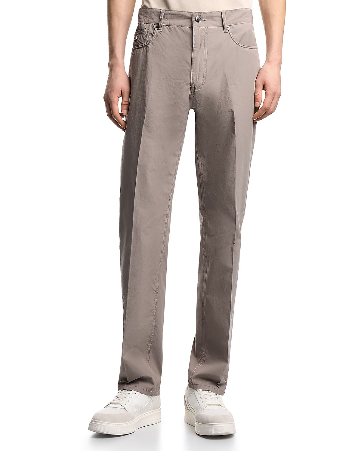 Emporio Armani Straight Fit Vintage Khaki Pants