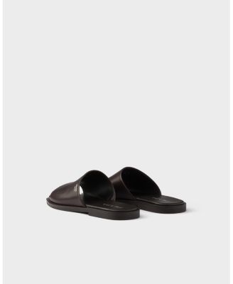  Men's Leather Slides