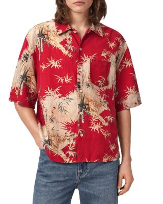 Kingdom Oversized Fit Wildlife Graphic Shirt