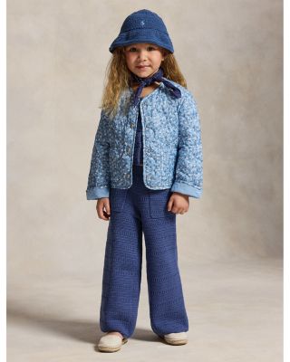 Girls' Floral Quilted Jacket - Little Kid