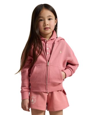 Girls' Terry Full Zip Hoodie - Little Kid