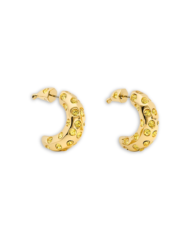 kate spade new york Summer Daze Pave Banana Front to Back Earrings