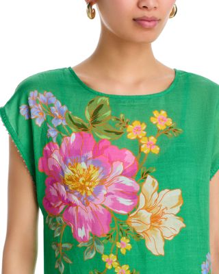 Side Slit Printed Shift Dress