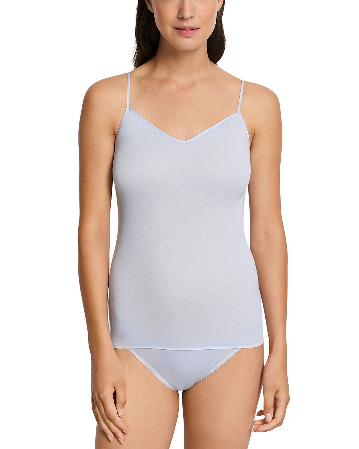 Hanro Cotton Seamless V-Neck Cami
