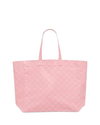 Lola Monogrammed Canvas Tote Bag