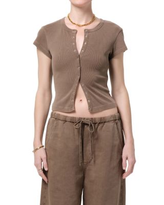 Tabi Short Sleeve Cardigan Sweater