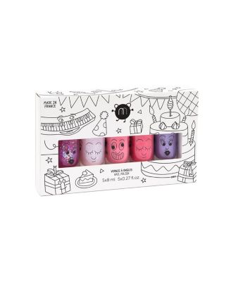  Nail Polishes Set Party 3-10 - Ages 5-7