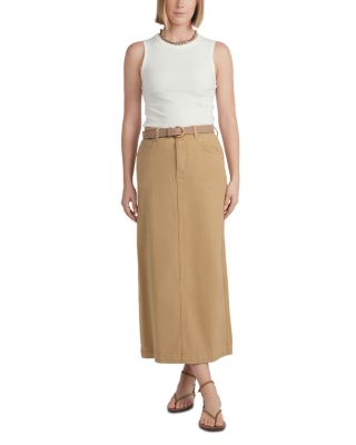 x HD Denim Maxi Skirt