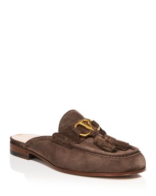 Women's VLogo Tassel Mules Loafers