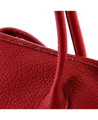 36 Garden Party Tote Leather with Printed Interior