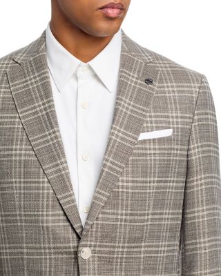 Slim Fit Check Blazer