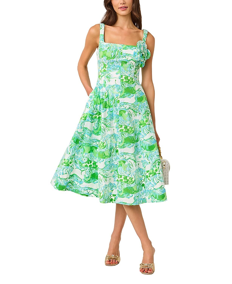 Lilly Pulitzer Nelly Stretch Midi Dress