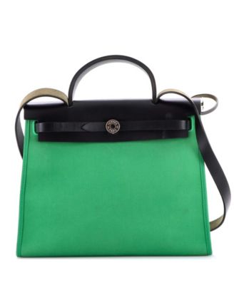 31 Herbag Zip Leather and Toile