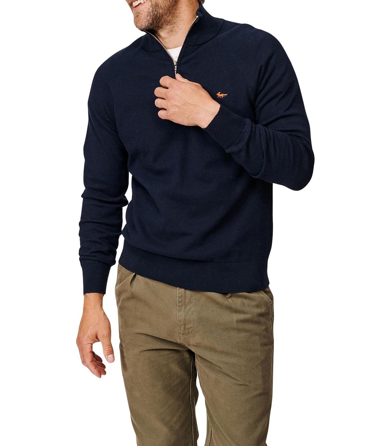 Aubin Bonby Zip Neck Sweater
