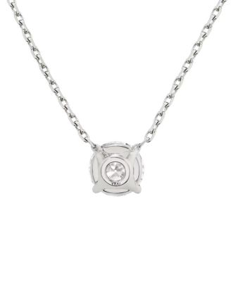  Solitaire Necklace in 14K Gold, 2ctw Round Brilliant Lab Grown Diamond