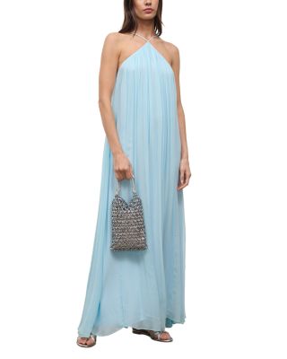 staud halter dress Haven Neck Halter neck Staud Lucca Superbloom Scarf Lace