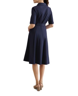 Brigitta Concealed Button Shirt Dress