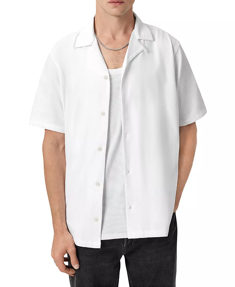 Allsaints Hudson Short Sleeve Button Down Shirt