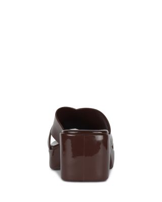 Women's Bubblegum Jelly Platform High Heel Slide Sandals