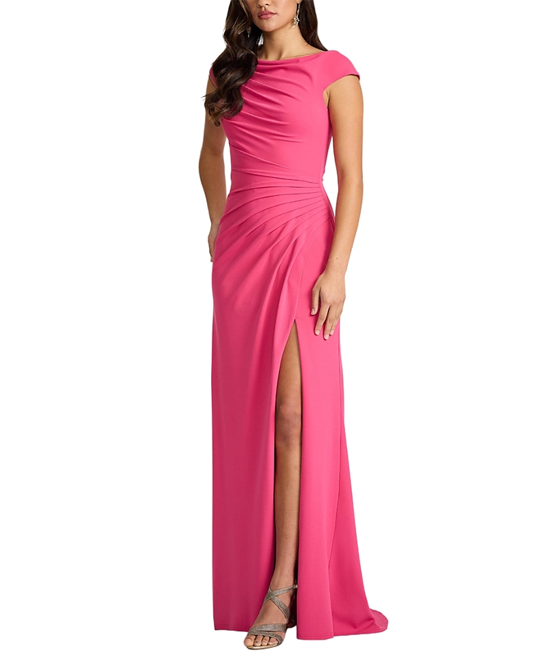 Tadashi Shoji Nanea Draped Gown