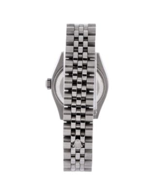  Oyster Perpetual Datejust Automatic Watch in Stainless Steel and White Gold with Diamond Markers 26mm