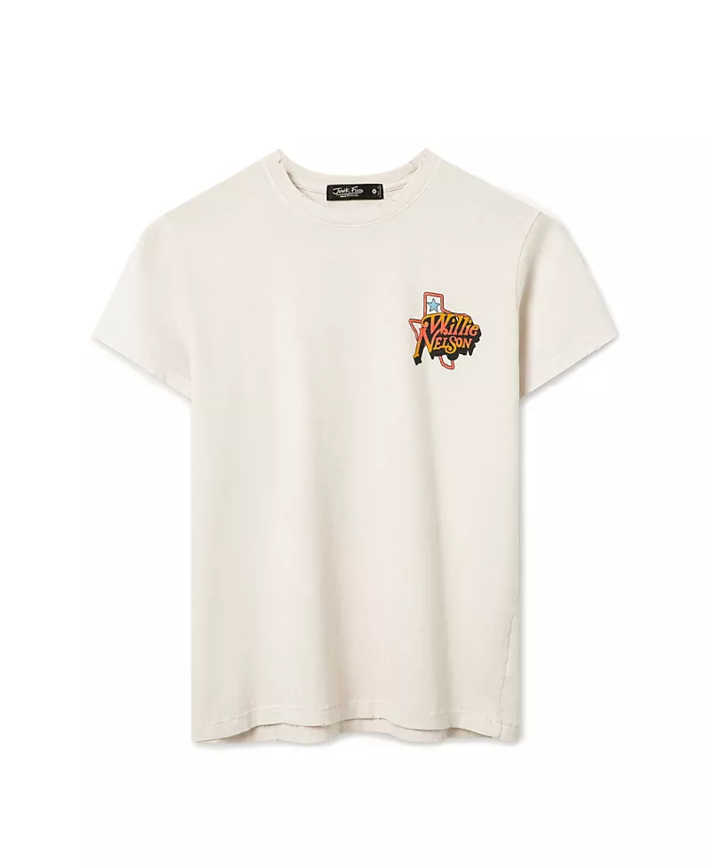 Junk Food Clothing Women's Willie Nelson Always On My Mind Vintage Tee