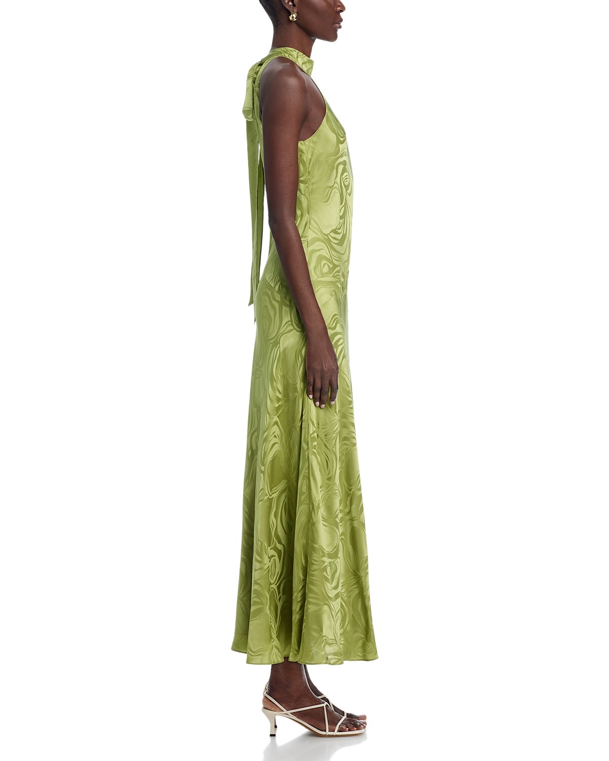 Anais Tonal Halter Dress
