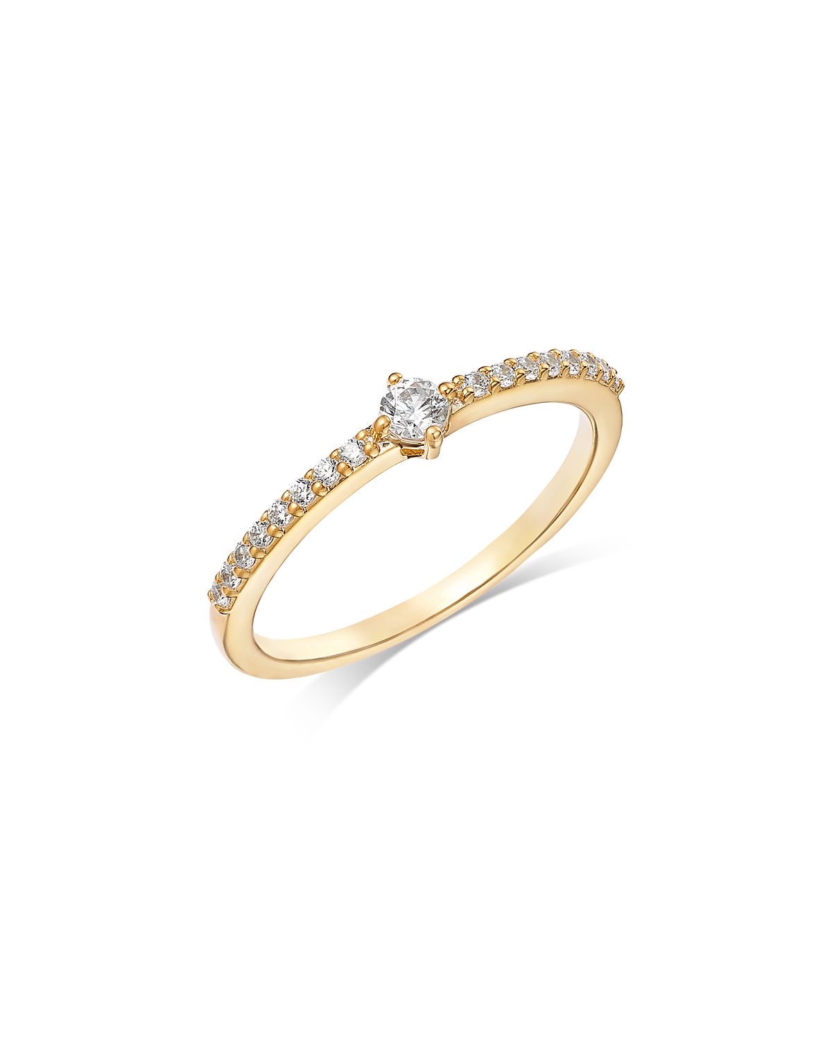 Bloomingdale's Fine Collection Diamond Pave Band Stacking Ring