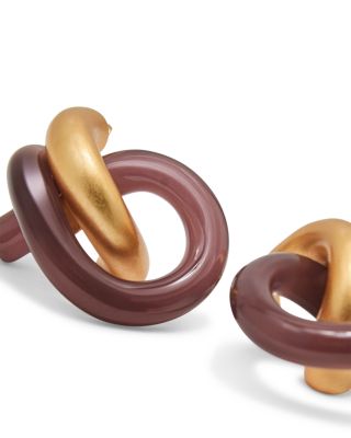 Pixie Sculptural Knot Stud Earrings 