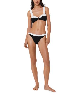 Abby Color Blocked Bikini Top